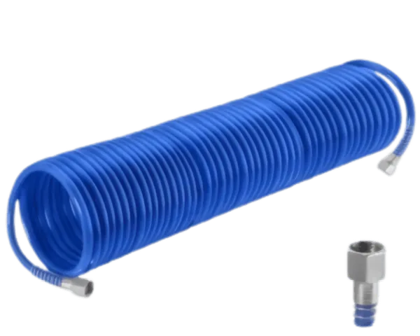 Tuyau d'Air Comprimé 15m (Ø 5x8mm) avec Raccords Filetés - WQG1915