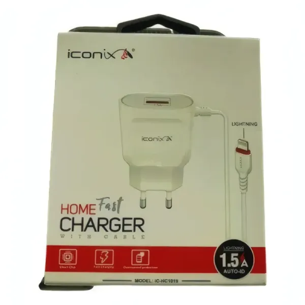 Chargeur Mural USB Lightning pour iPhone - ICONIX IC-HC1019