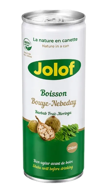 Jus de bouye moringa DJ-E canette 250 ml