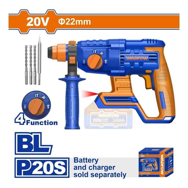 Marteau perforateur sans fil WADFOW WLM1522