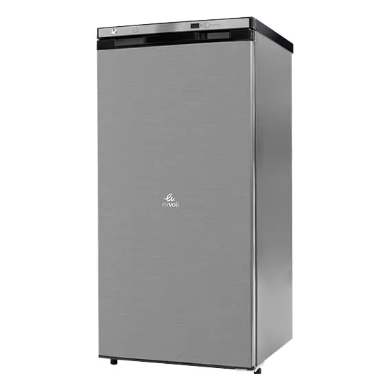Congelateur + Refrigerateur Evvoli Vertical 1PORTE 8T 195LITRES Gris EVRFZU195S