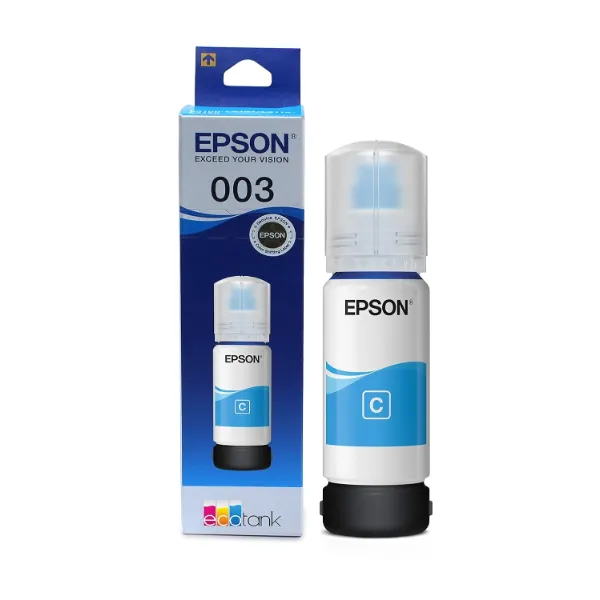 Bouteille d'encre Epson 003 cyan (C13T00V200), 65 ml, 7 500 pages
