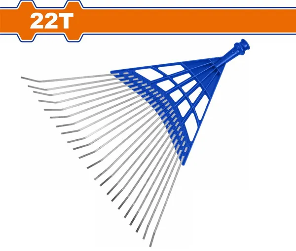 Poly steel leaf rake