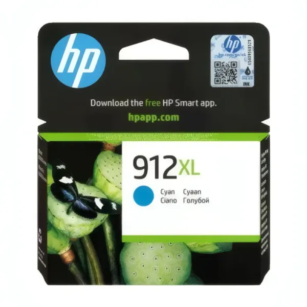 Cartouche d'Encre HP 912XL Cyan - 9,9ml