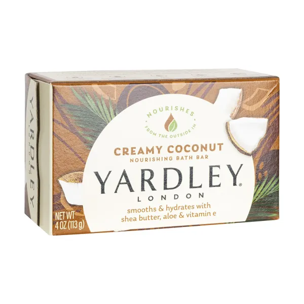 Yardley London-Pain de bain hydratant crémeux à la noix de coco - 120 g