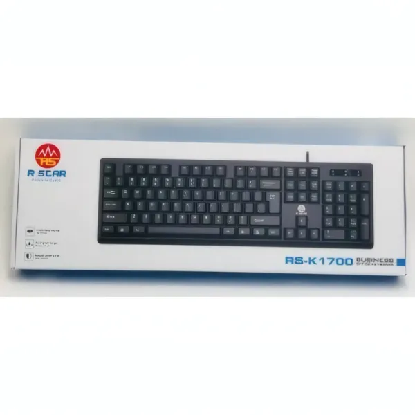 Clavier Filaire USB RSCAR RS-K1700 Noir
