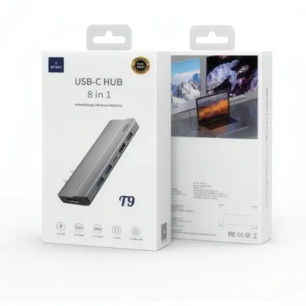 Hub USB-C WIWU T9 - 8 en 1 pour Macbook