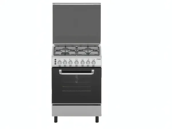 Cuisiniere Finix 4FEUX 60X60 A Gaz Gris G64NC-M
