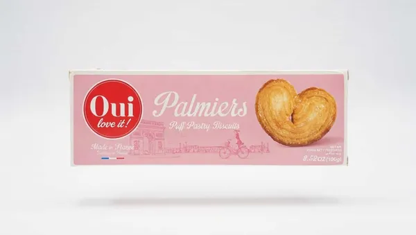 Oui Love It - Palmiers – Puff Pastry Biscuits - 100 g