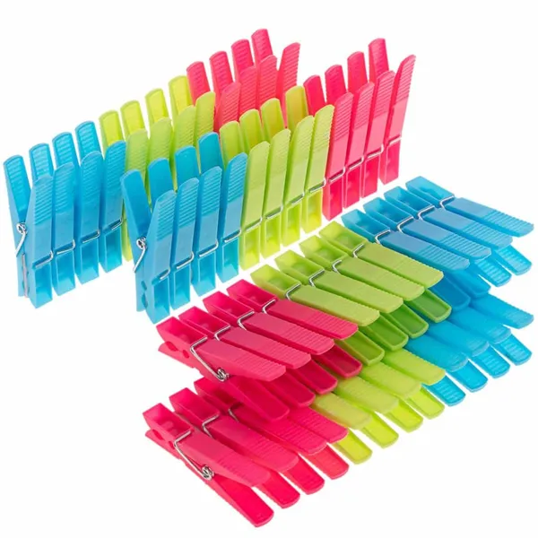 Set de 24 Pinces à Linge – Maintien Parfait & Haute Résistance