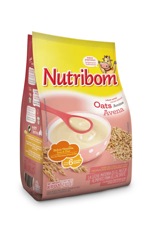 NUTRIBOM - Céréales Bébé Avoine – 200g