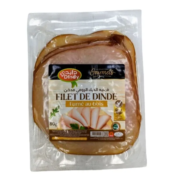 Filet de dinde fumé Dindy 80 g