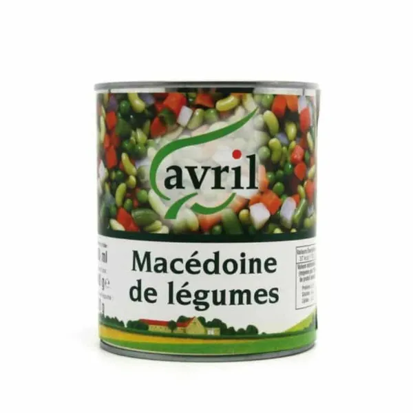 AVRIL - Macédoine de légumes - 400G