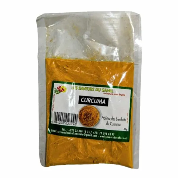 SAVEUR DU SAHEL - Curcuma moulu - 50g