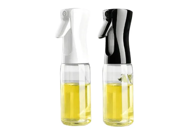 Bouteille pulvérisatrice d'huile de cuisine, conception ergonomique