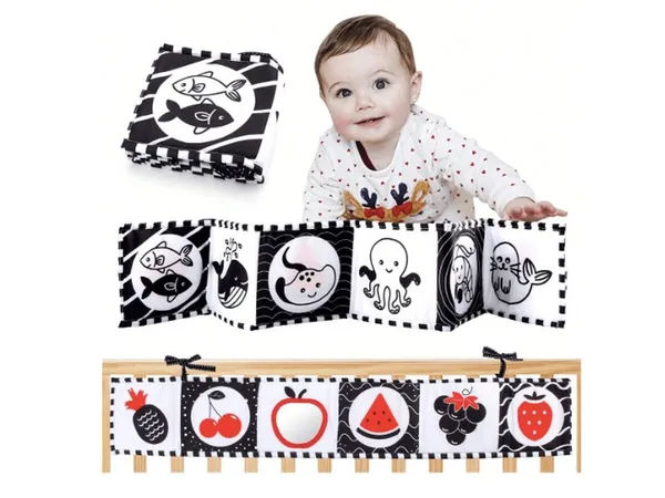 Livre éducatif tissu bébé marin
