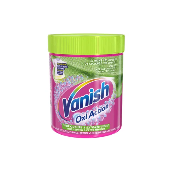 VANISH DETACHANT OXI ACTION POUDRE STOP ODEUR POT 470G