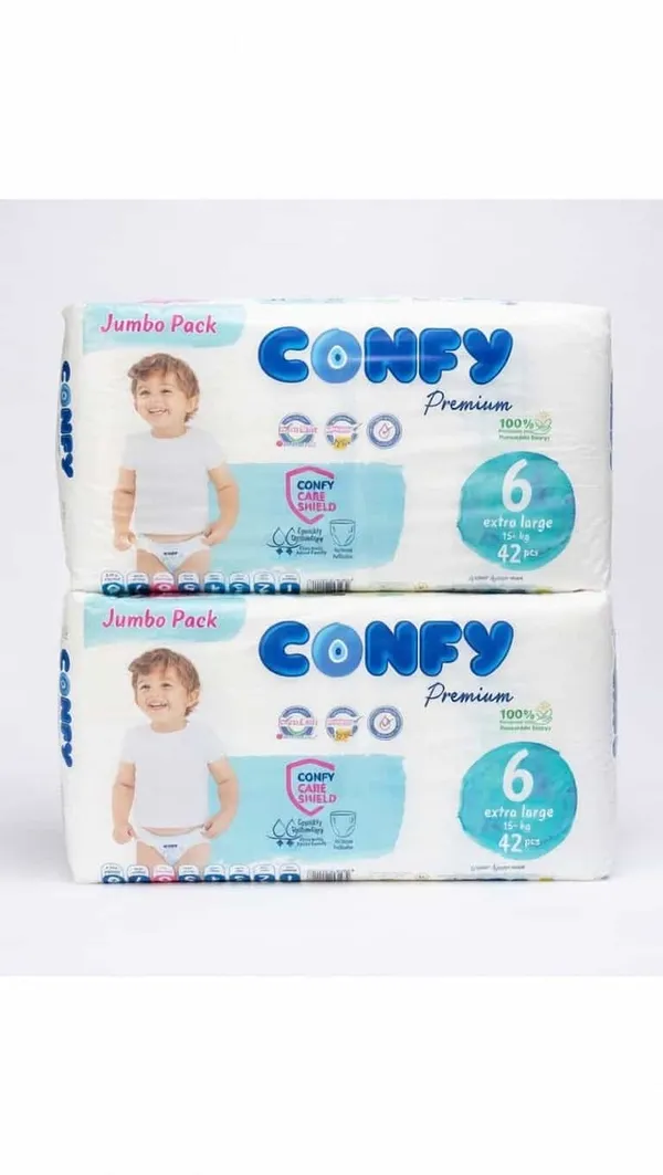 Confy – Couches Taille 6 (15 + kg)