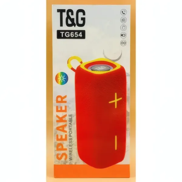 Haut-Parleur Bluetooth T&G TG-654 - Radio, FM, MP3