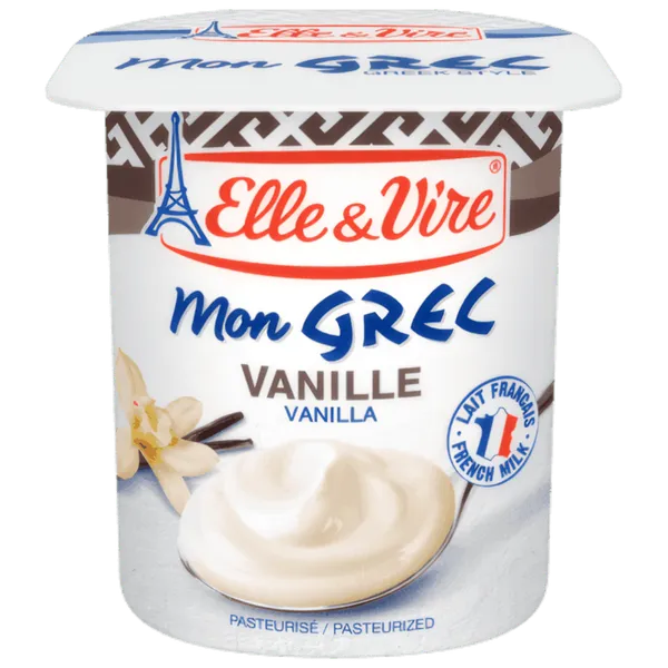 ELLE & VIRE - Yaourt à la vanille - 125g