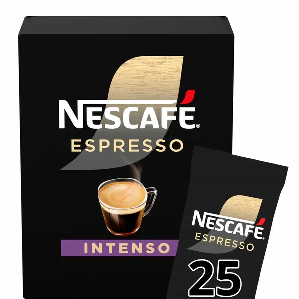 NESCAFE-nescafe espresso intense ,intensite 7 paquet de 25 sticks-45G