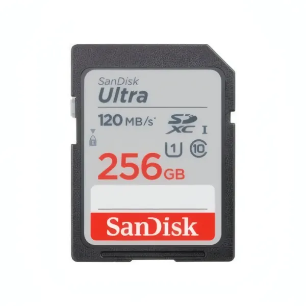 Carte Mémoire SanDisk Ultra 256GB SDHC UHS-I - Vitesse 150MB/s