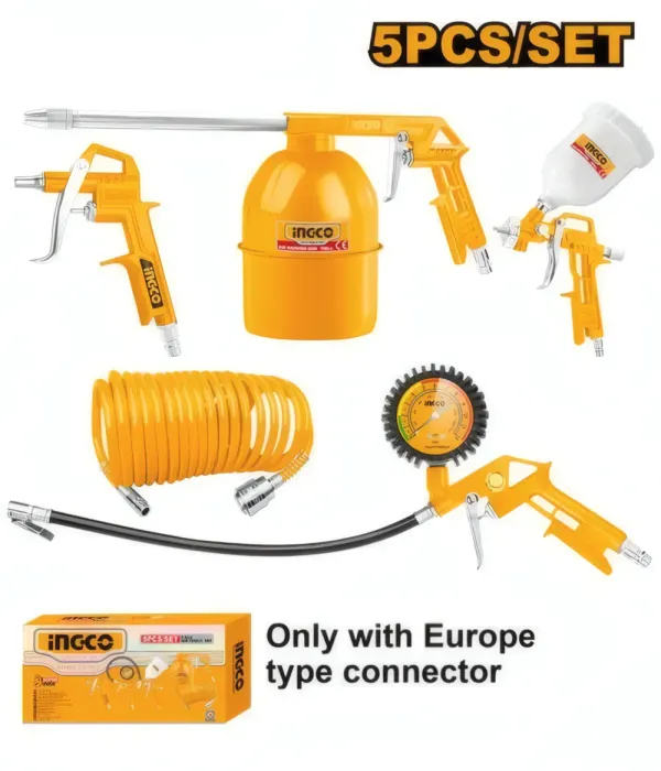 Ensemble de 5 outils pneumatiques AKT0053