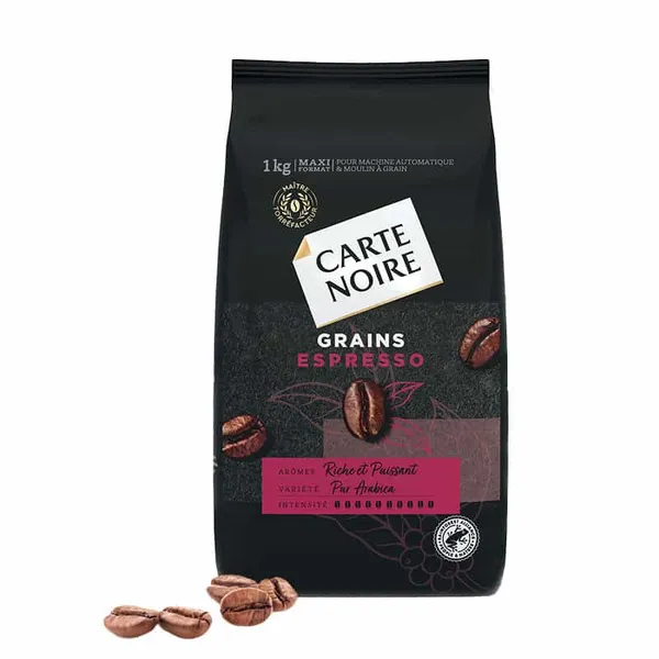 CARTE NOIRE - Café en Grains Espresso pur arabica - 1 kg