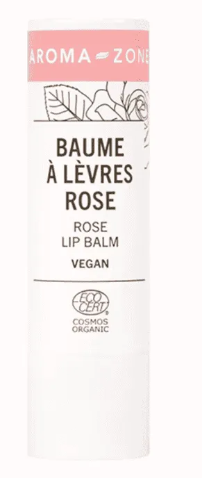 AROMA - ZONE - Baume à lèvres rose Bio vegan - 4,5 g