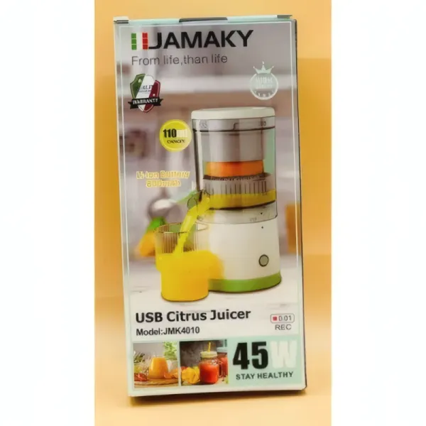 Mixeur Juicy JAMAKY JMK4010 - Extracteur de Jus Électrique Portable