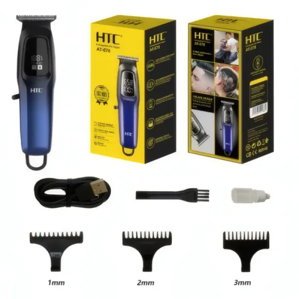 Tondeuse sans fil rechargeable HTC AT-578 - Précision et Performance