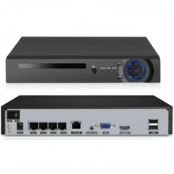 Enregistreur NVR PoE 4 Canaux - 5MP