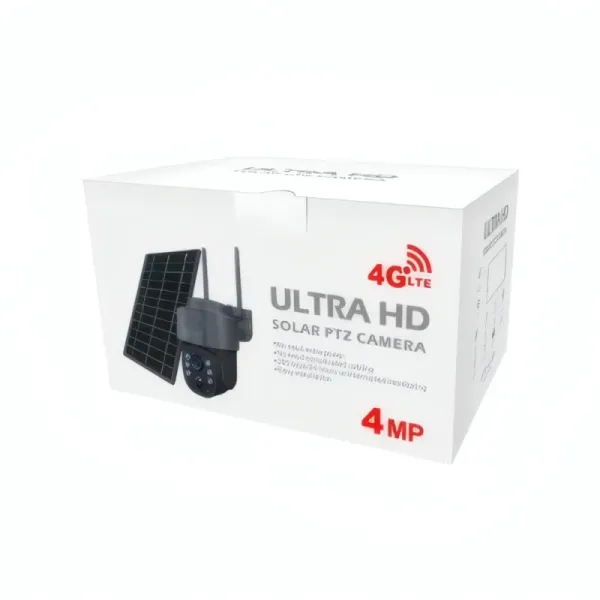 Caméra IP Extérieur Solaire 4G YQ-SQUB1K400-U4G - 4MP