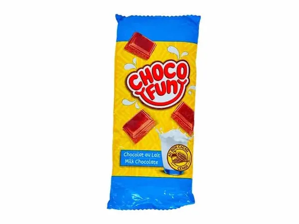 CHOCOFUN - Tablette de chocolat au lait - 100G