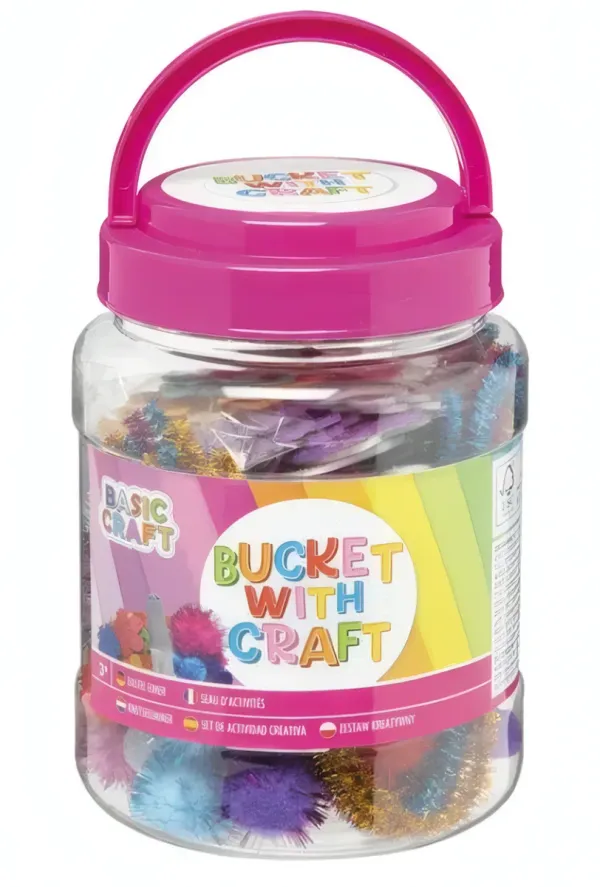 Baril D - Activités Créatives Rose - 3 Ans - Ensemble Outils Pièces Matériaux Colorés