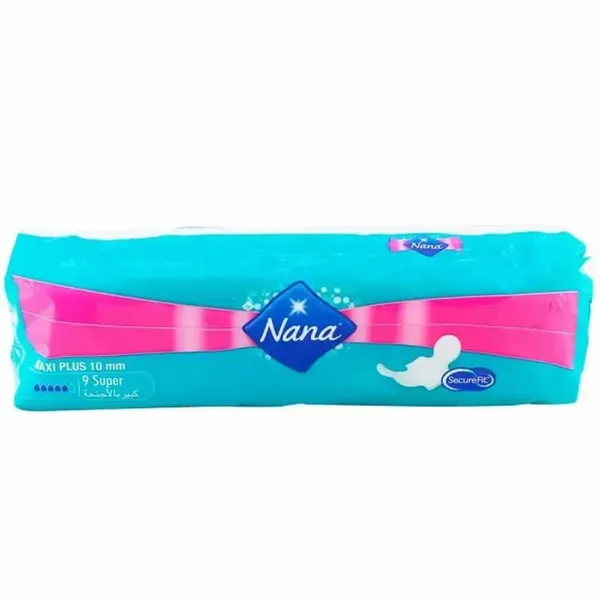 NANA – Serviettes Hygiéniques Maxi Plus Super - 9 Unités