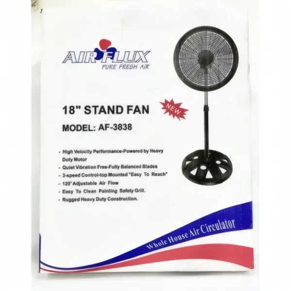 Ventilateur sur Pied AIRFLUX AF-3838 - 18 pouces