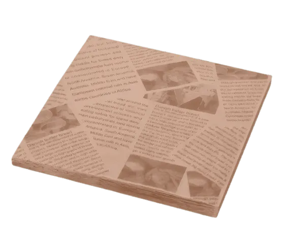 Feuilles de papier sulfurisé prédécoupées , paquet de 100
