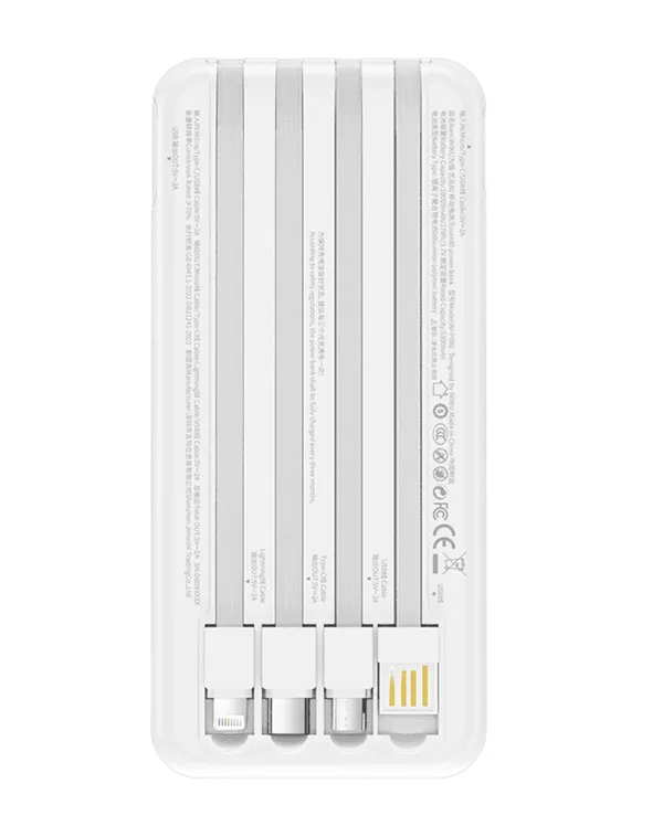 POWER BANK WIWU  P-08B 10000 mah BATTERIE EXTERNE ESSEN 1 USB A - USB C