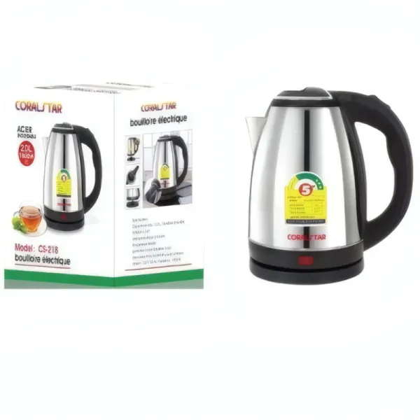 Bouilloire électrique CORALSTAR CS-218 - 2L avec arrêt automatique