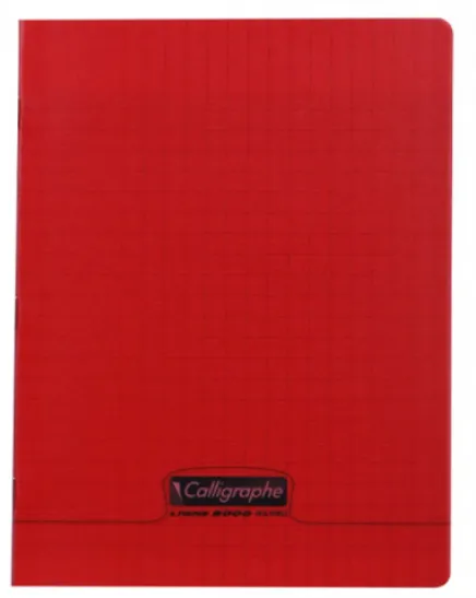 Calligraphe petit cahier 96 pages ,rouge