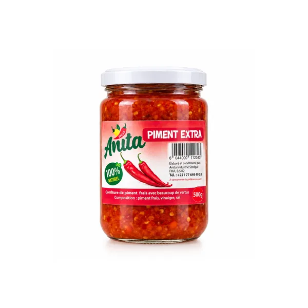 Anita Épices – Piment Extra Fort – 500 g