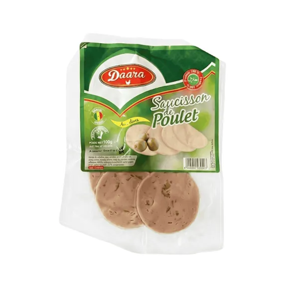 Daara - Saucisson Poulet aux olives - 100 g
