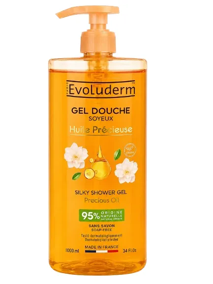 Gel douche huile précieuse Evoluderm 1 L