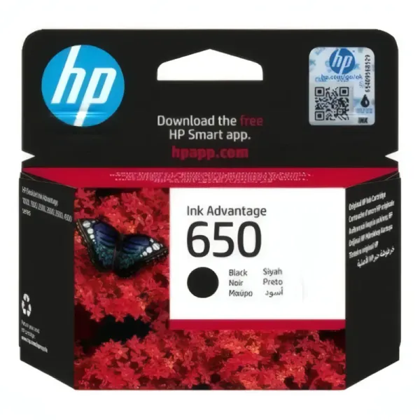 Cartouche d'Encre HP 650 Noir (CZ101AE) - 13,5ml