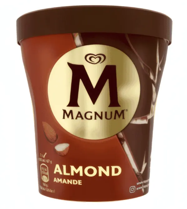 MAGNUM – Pot de Glace à l’Amande – 440 ml