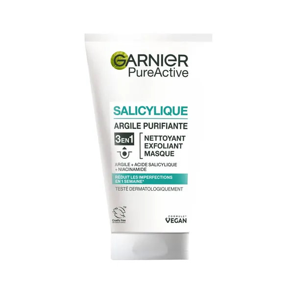 Soin Visage 3-en-1 à l’Argile – Peaux à Imperfections (Garnier)