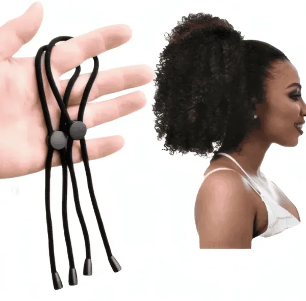 Élastique à Queue de Cheval Ajustable et Tendance pour Femmes