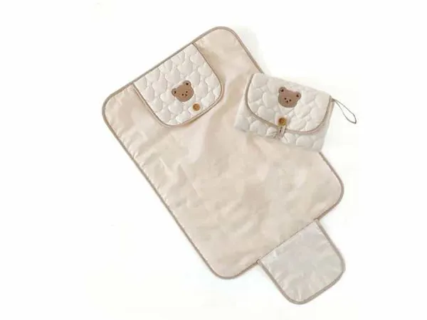 Tapis De Change Pour Bébé Portable Étanche Et Confortable