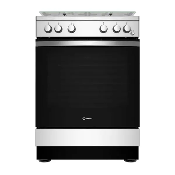 Cuisiniere Indesit 4FEUX A Gaz 60X60 Four A Gaz Gris IS67G1PCX/MEA